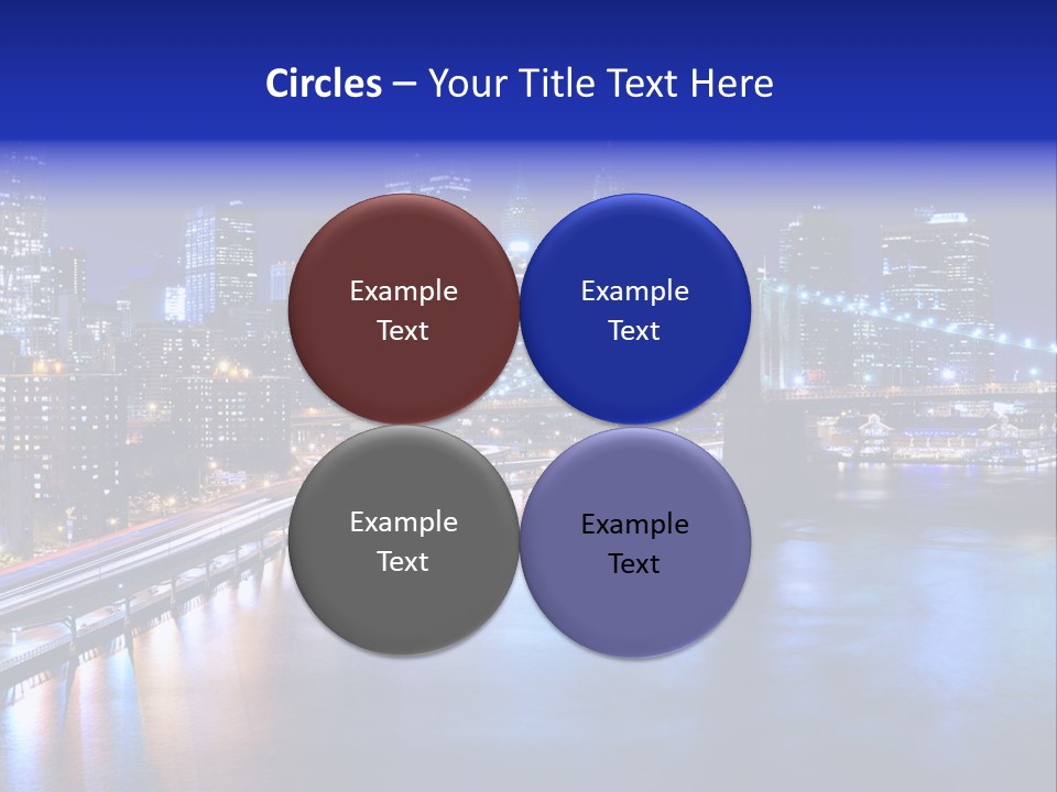 New York Office Buildings Towers PowerPoint Template