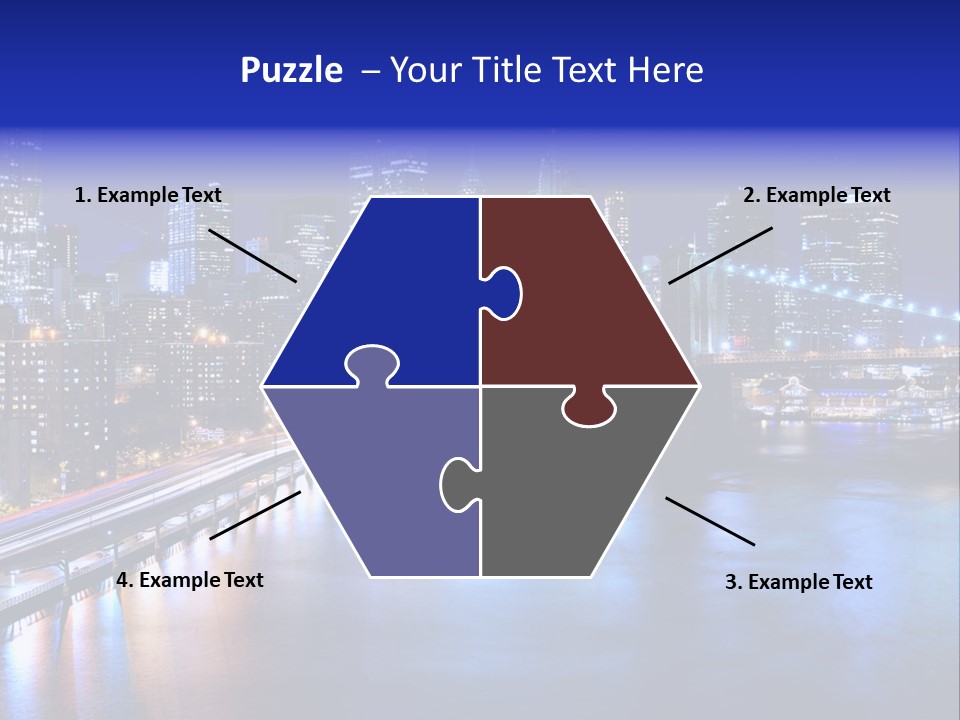 New York Office Buildings Towers PowerPoint Template