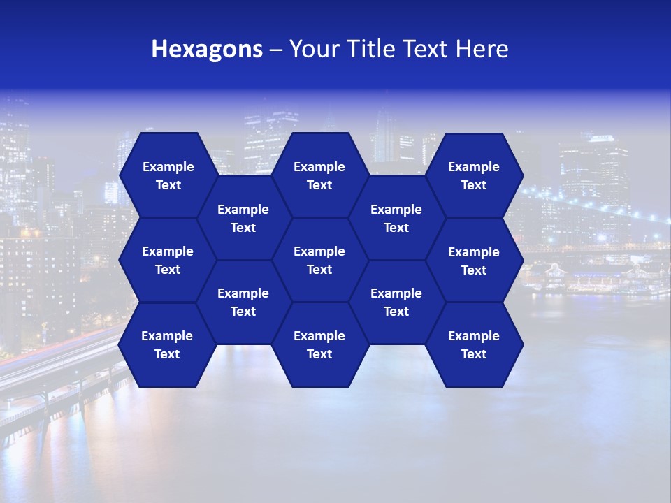 New York Office Buildings Towers PowerPoint Template