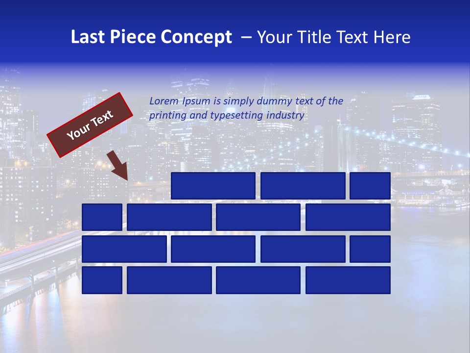 New York Office Buildings Towers PowerPoint Template