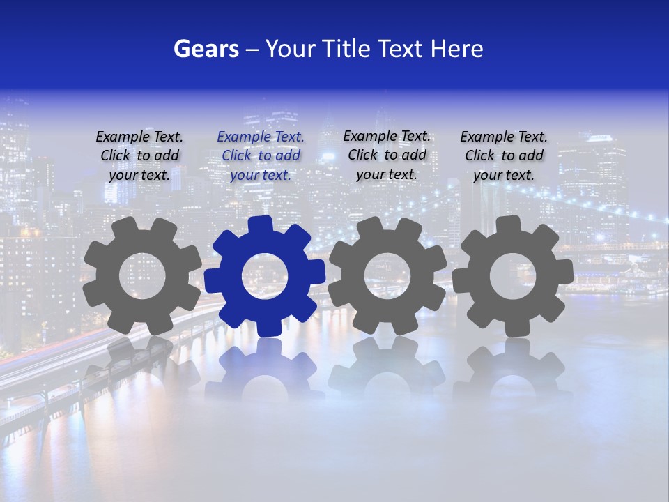 New York Office Buildings Towers PowerPoint Template