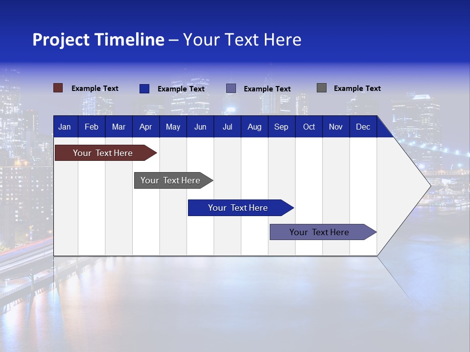 New York Office Buildings Towers PowerPoint Template