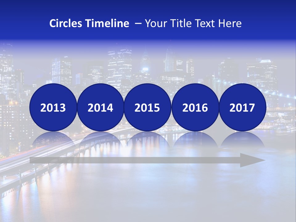 New York Office Buildings Towers PowerPoint Template