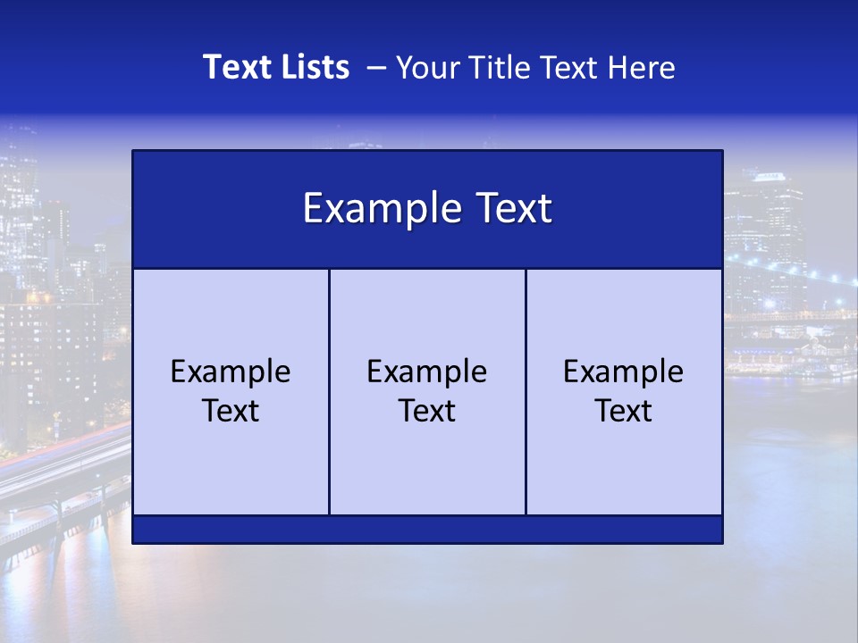 New York Office Buildings Towers PowerPoint Template