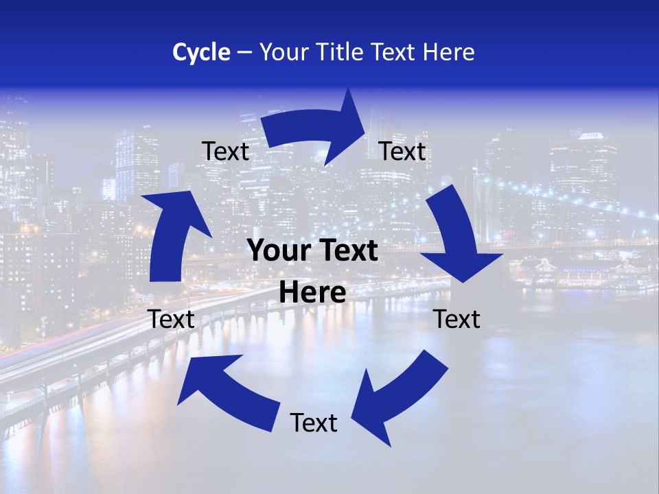 New York Office Buildings Towers PowerPoint Template