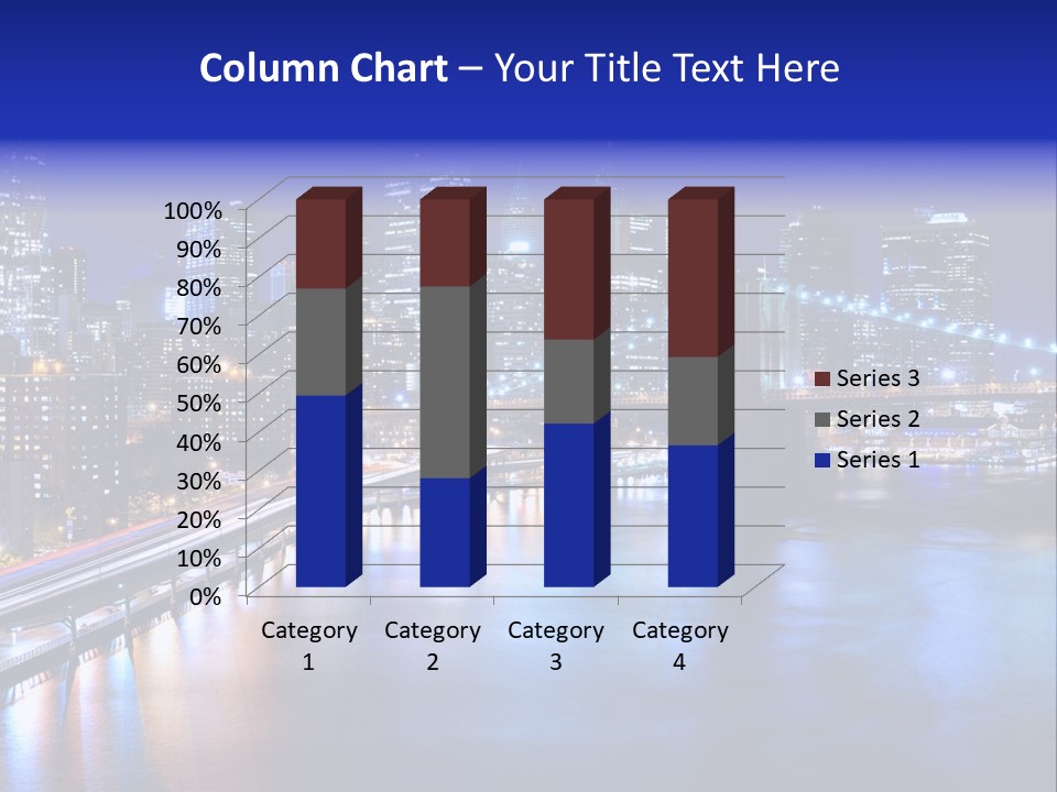 New York Office Buildings Towers PowerPoint Template