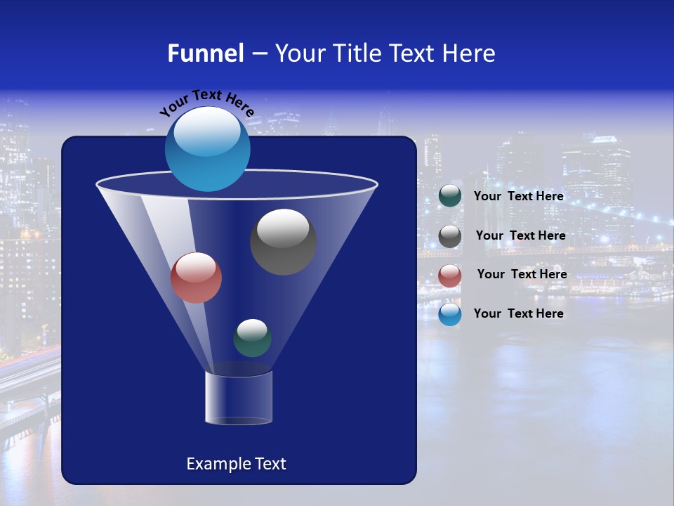 New York Office Buildings Towers PowerPoint Template