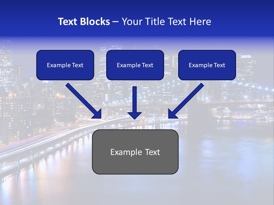 New York Office Buildings Towers PowerPoint Template
