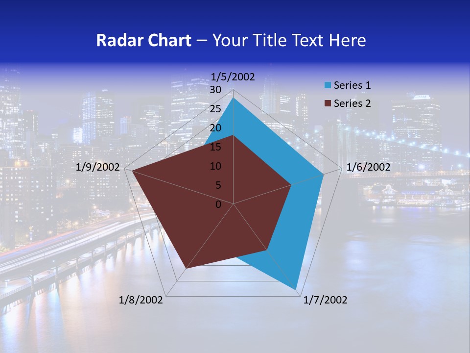 New York Office Buildings Towers PowerPoint Template