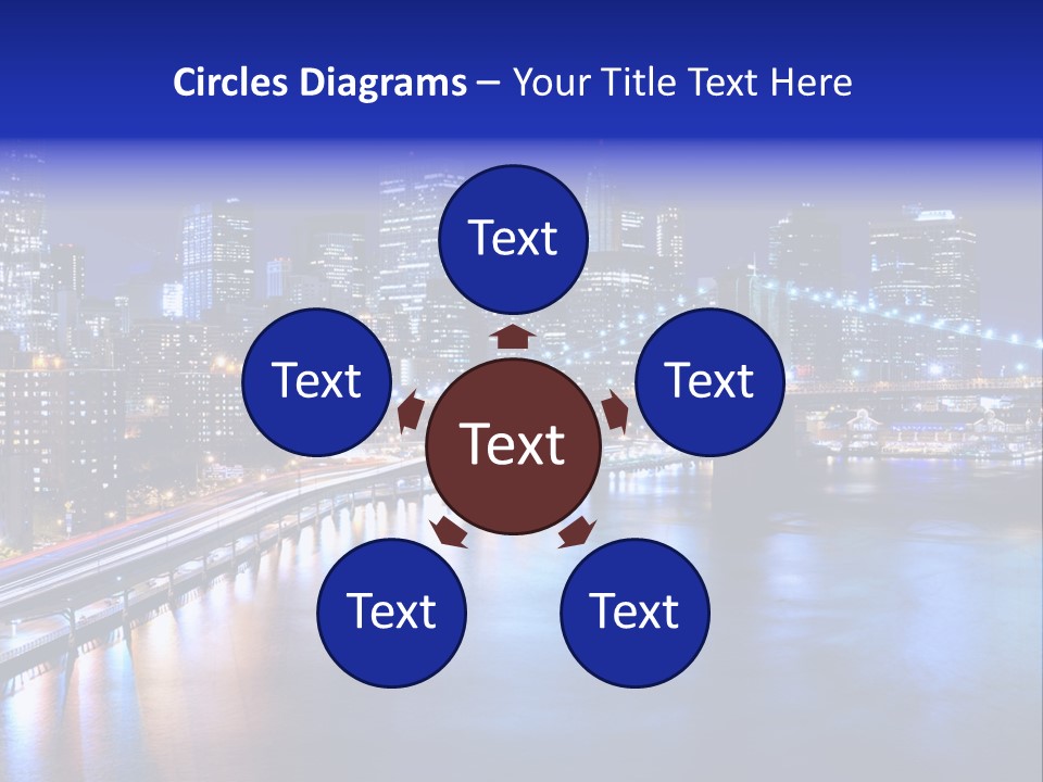 New York Office Buildings Towers PowerPoint Template