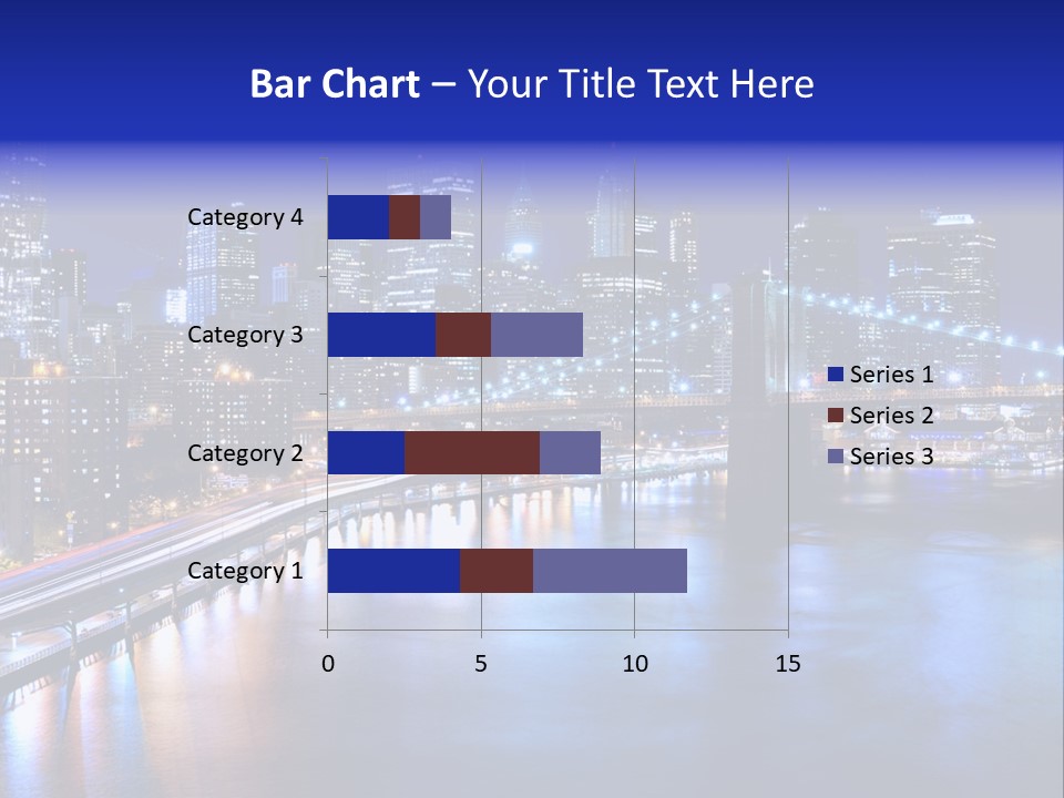 New York Office Buildings Towers PowerPoint Template