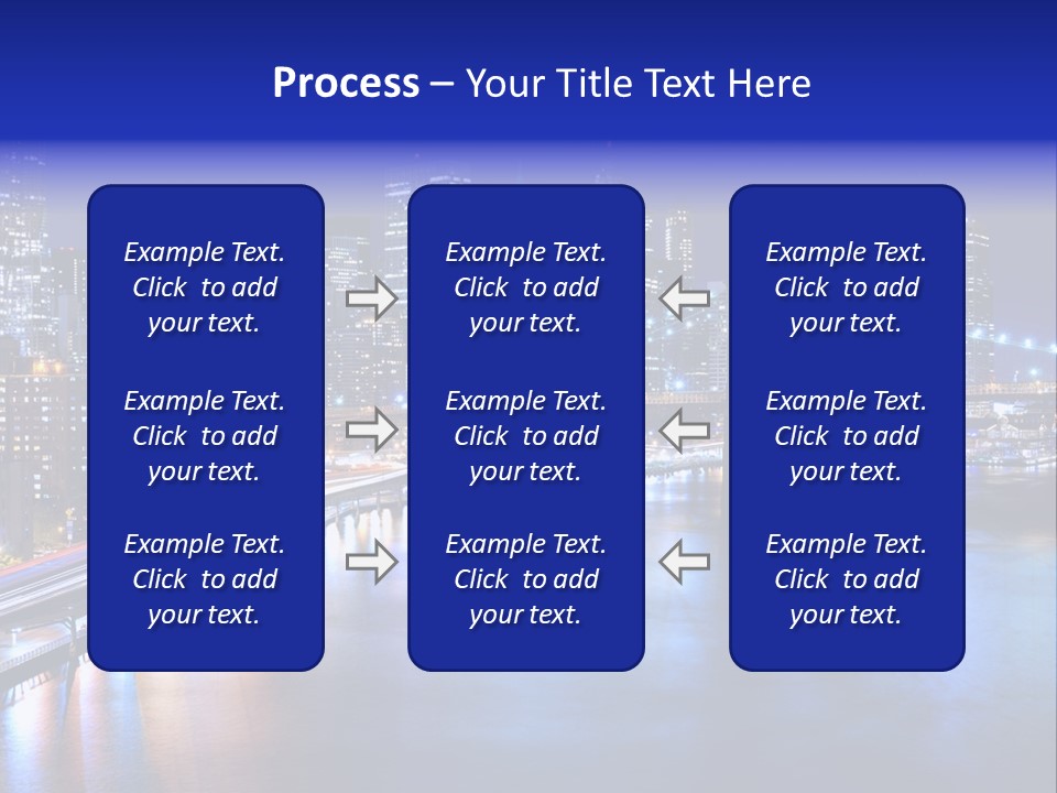 New York Office Buildings Towers PowerPoint Template