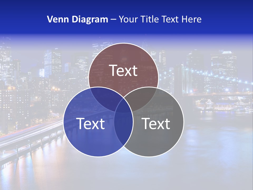 New York Office Buildings Towers PowerPoint Template