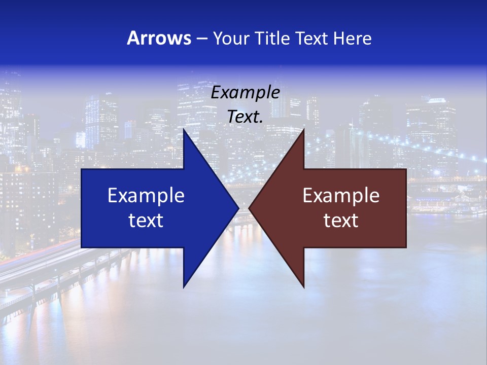 New York Office Buildings Towers PowerPoint Template