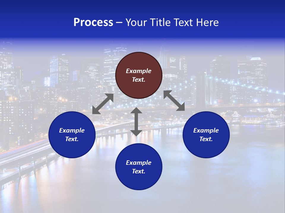 New York Office Buildings Towers PowerPoint Template