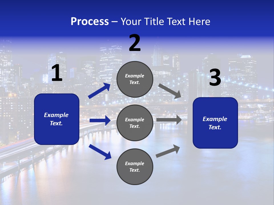 New York Office Buildings Towers PowerPoint Template