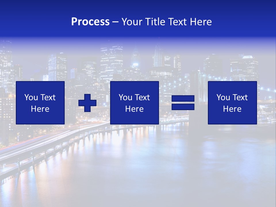 New York Office Buildings Towers PowerPoint Template