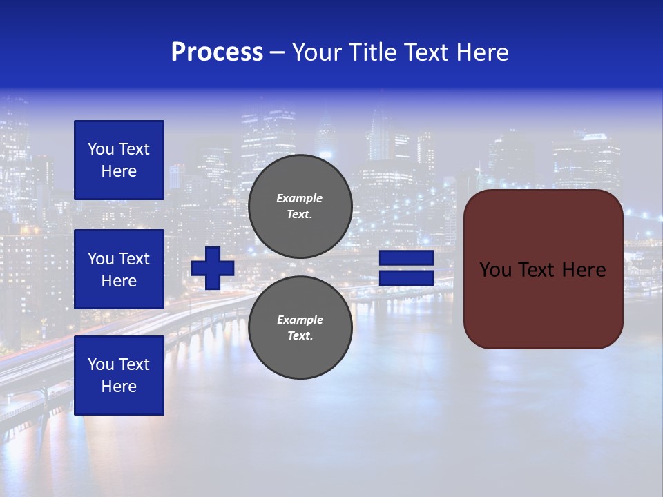 New York Office Buildings Towers PowerPoint Template