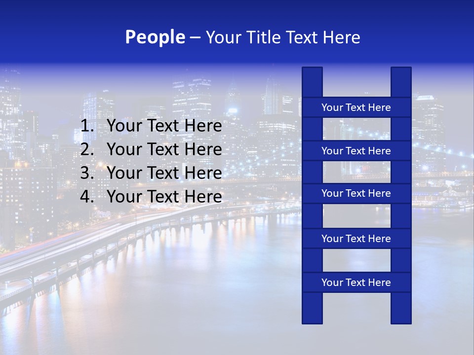 New York Office Buildings Towers PowerPoint Template