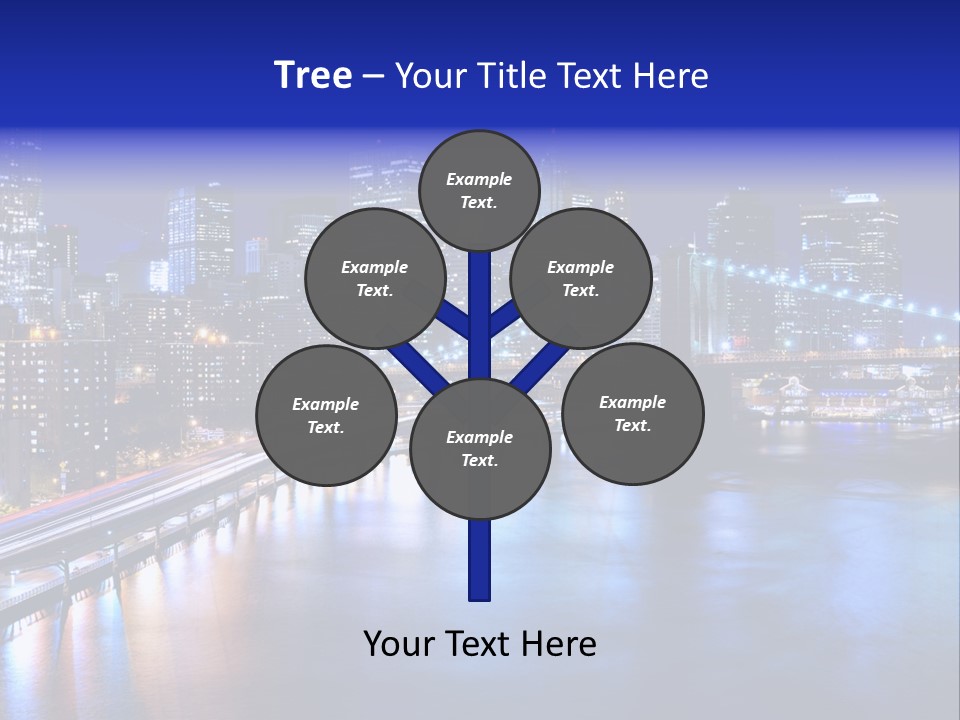 New York Office Buildings Towers PowerPoint Template