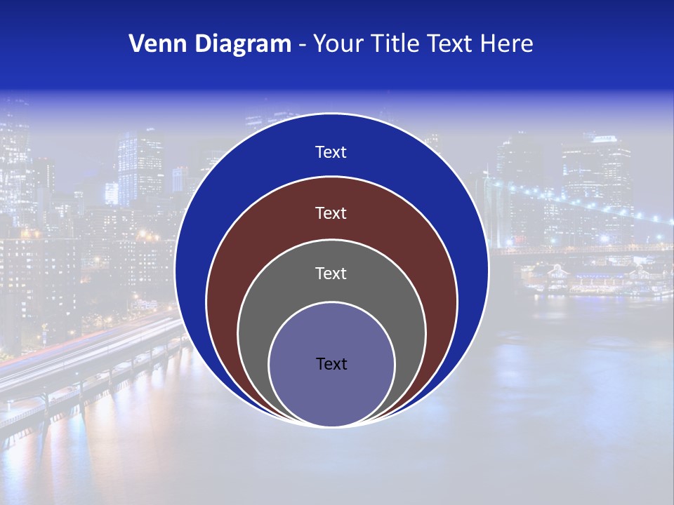 New York Office Buildings Towers PowerPoint Template