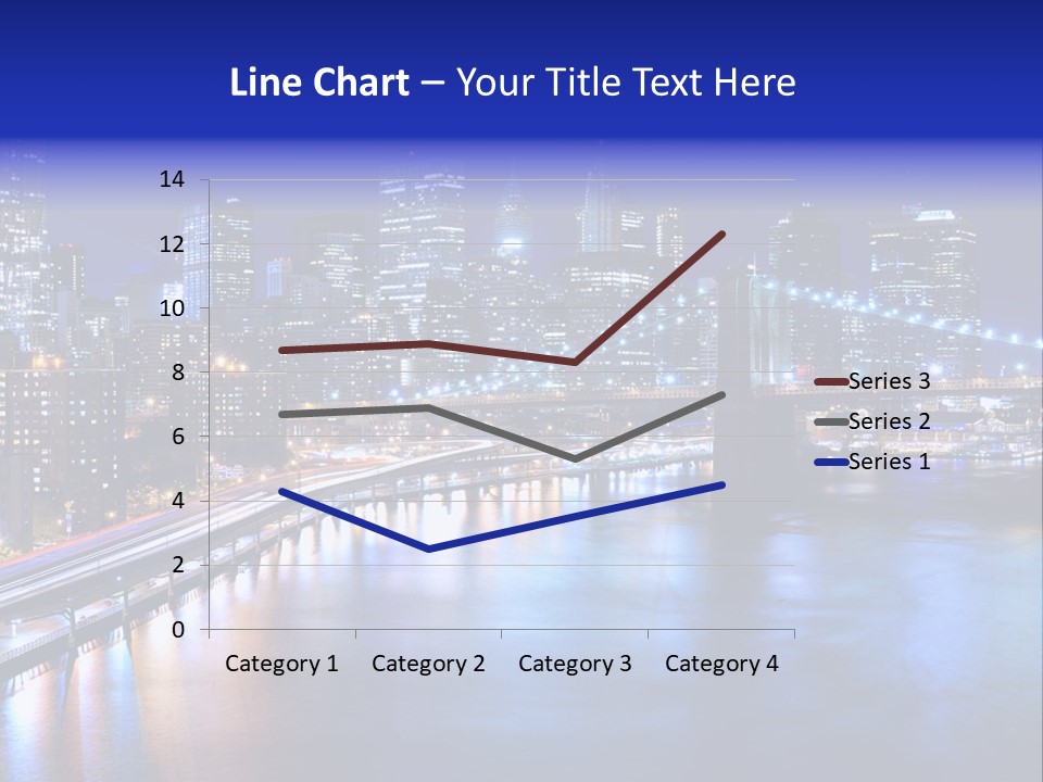 New York Office Buildings Towers PowerPoint Template