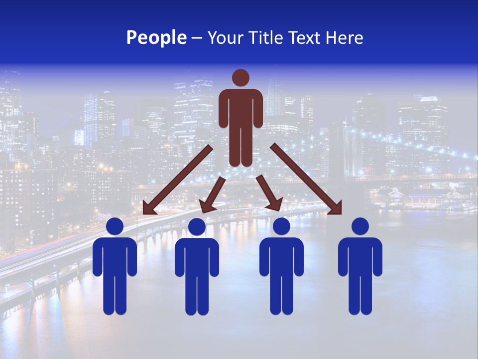 New York Office Buildings Towers PowerPoint Template