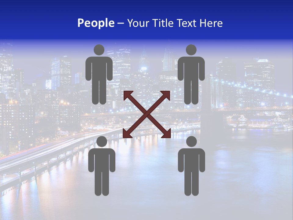 New York Office Buildings Towers PowerPoint Template