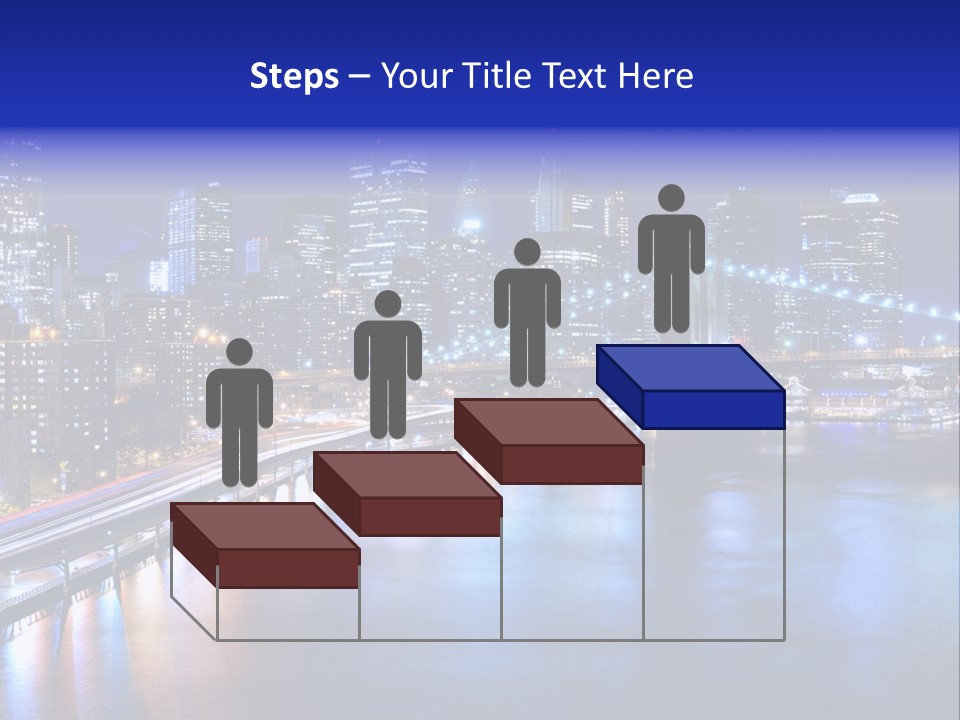 New York Office Buildings Towers PowerPoint Template