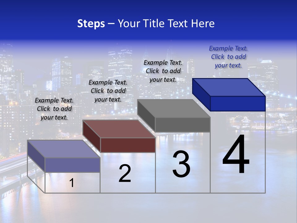 New York Office Buildings Towers PowerPoint Template