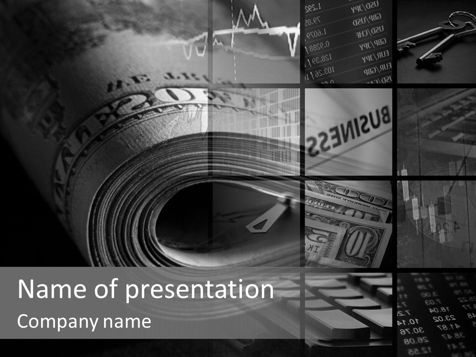 Banking Cash Flow Note PowerPoint Template