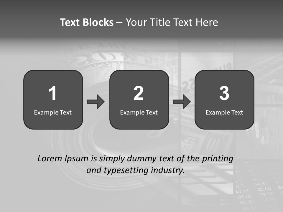Banking Cash Flow Note PowerPoint Template