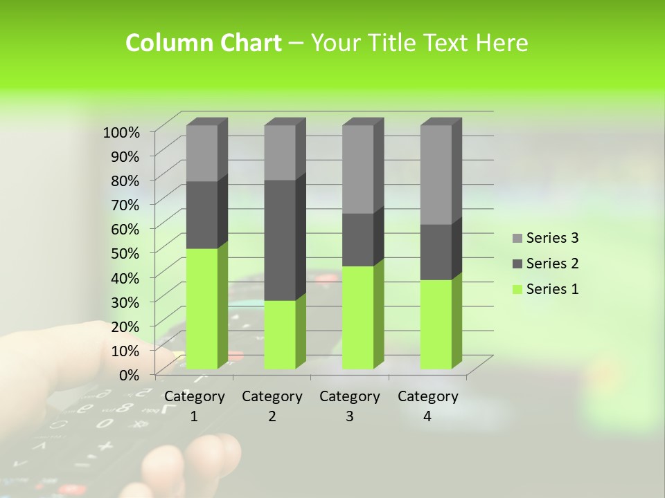 Thumb Control Streaming PowerPoint Template