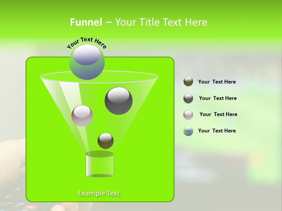 Thumb Control Streaming PowerPoint Template