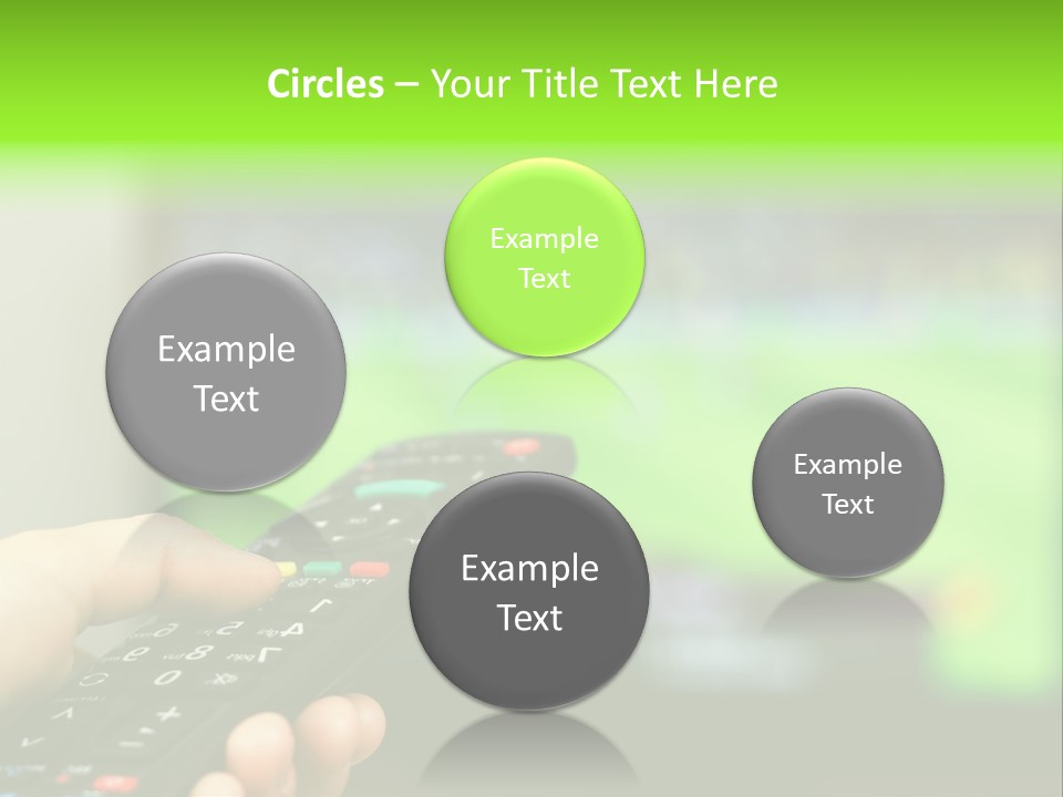 Thumb Control Streaming PowerPoint Template