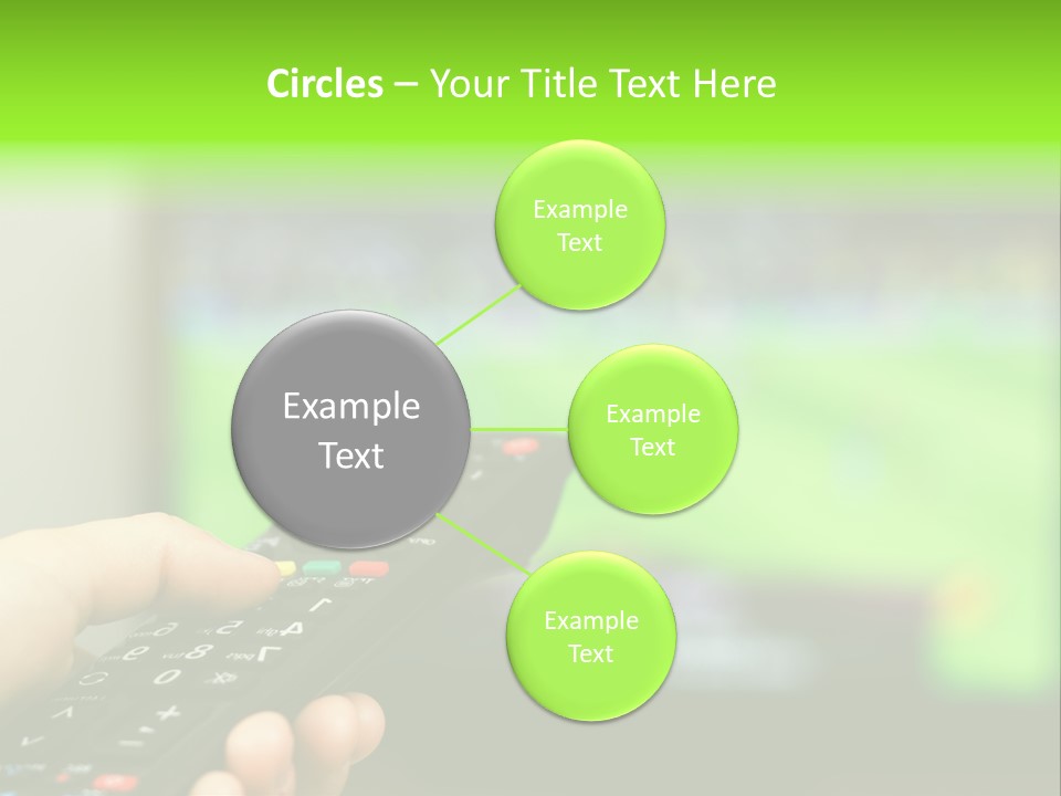 Thumb Control Streaming PowerPoint Template