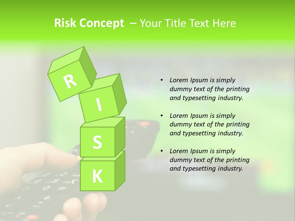 Thumb Control Streaming PowerPoint Template