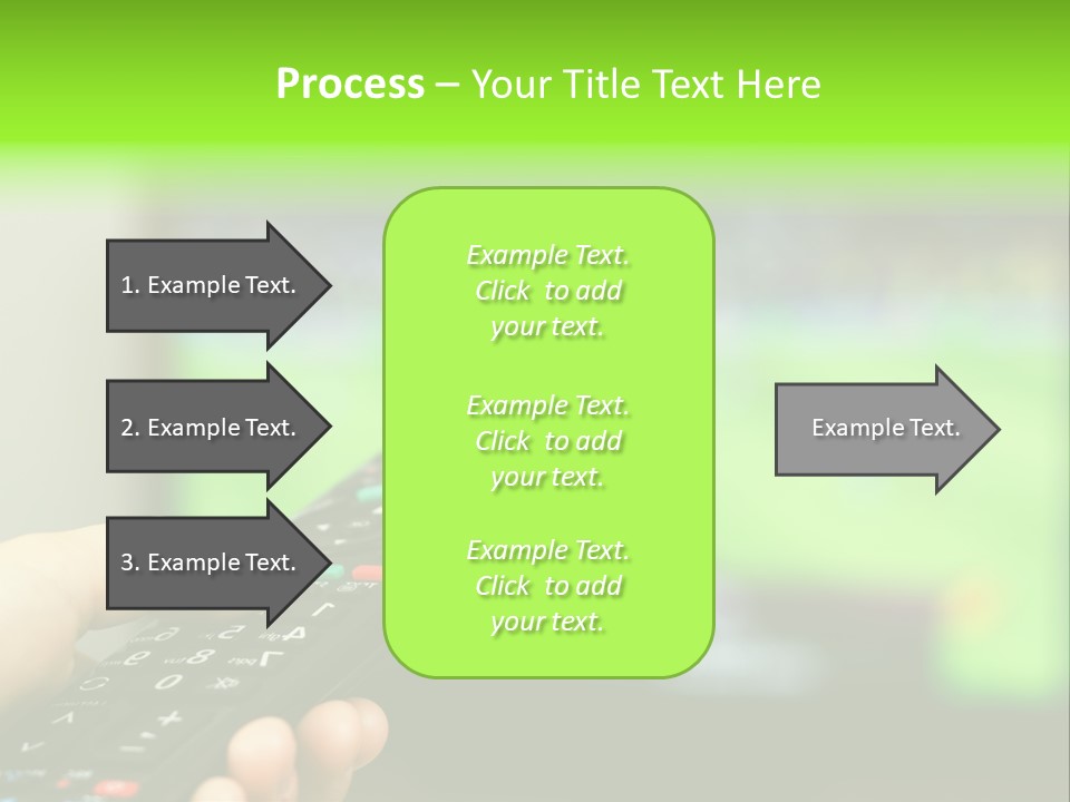 Thumb Control Streaming PowerPoint Template