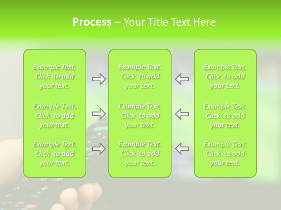 Thumb Control Streaming PowerPoint Template