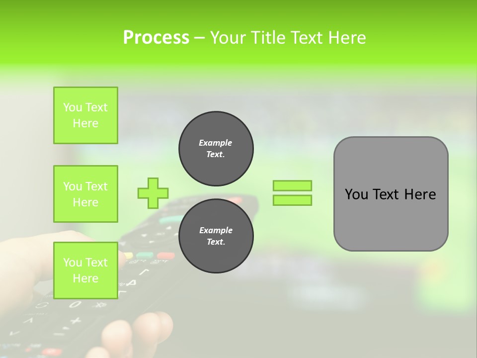 Thumb Control Streaming PowerPoint Template