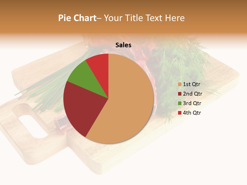 Cut Food Grocery PowerPoint Template