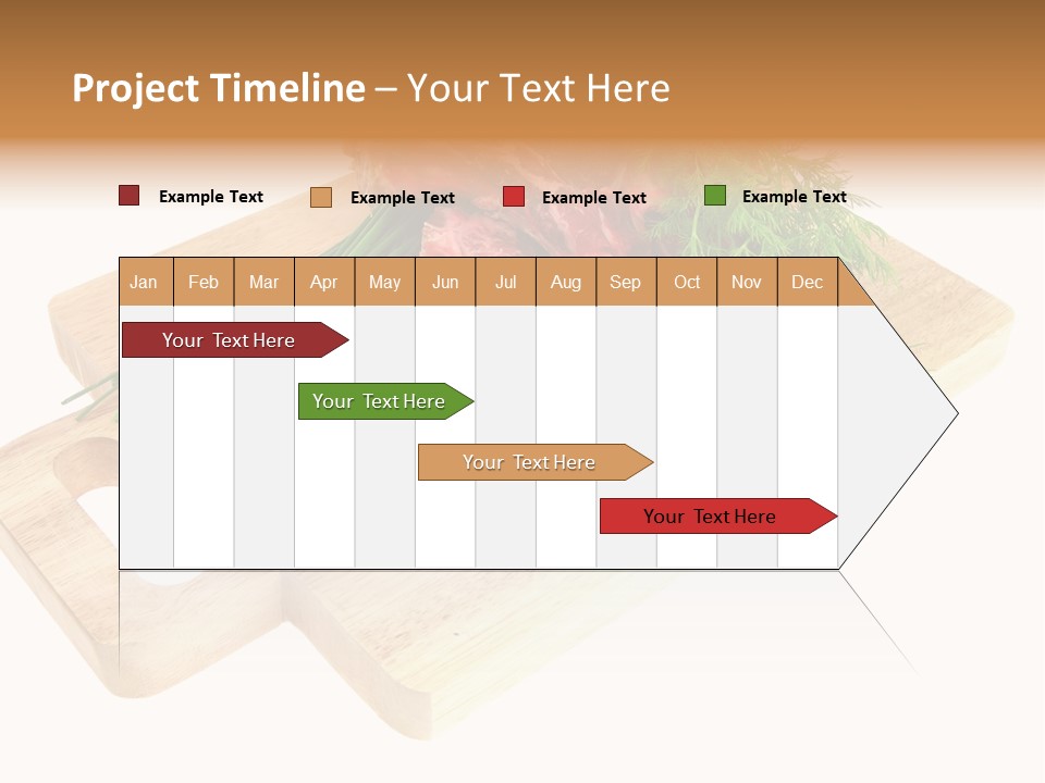 Cut Food Grocery PowerPoint Template