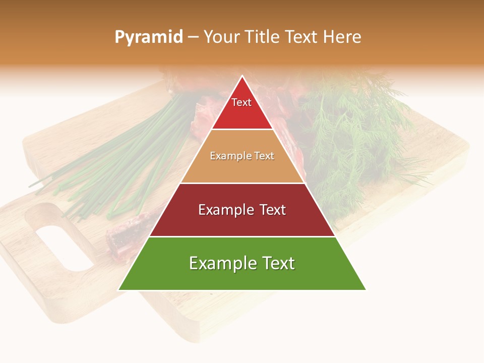 Cut Food Grocery PowerPoint Template