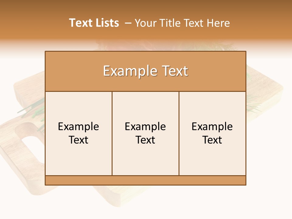 Cut Food Grocery PowerPoint Template