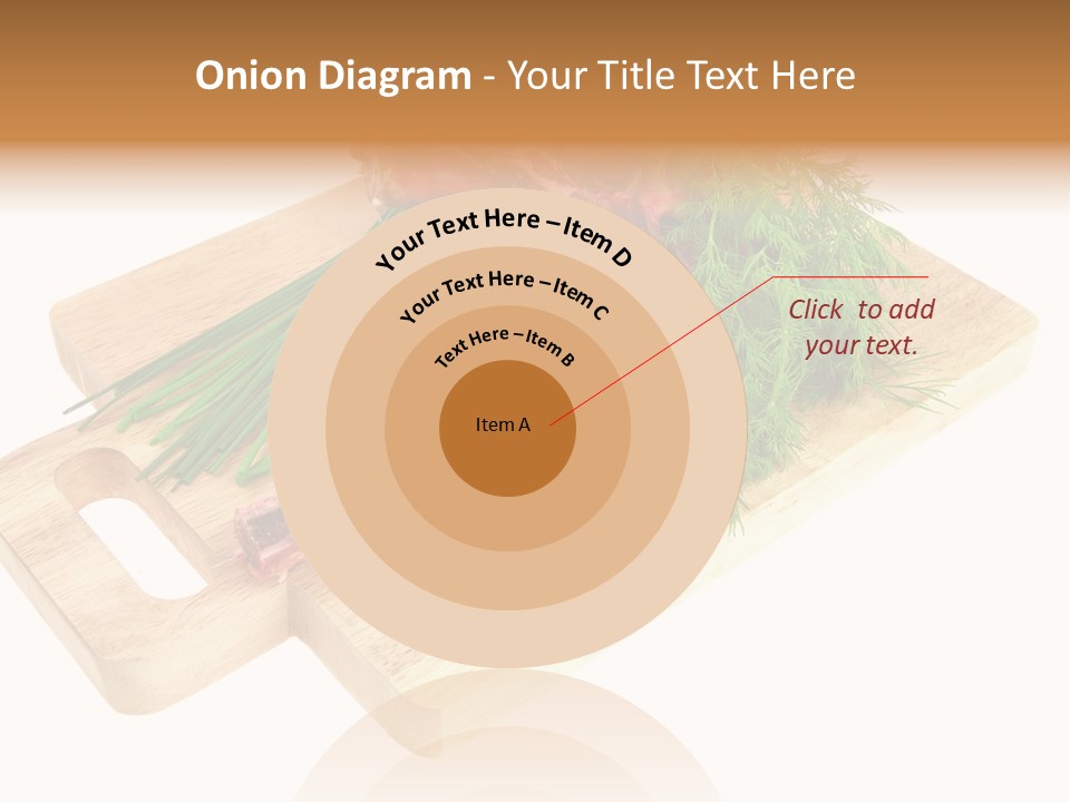 Cut Food Grocery PowerPoint Template