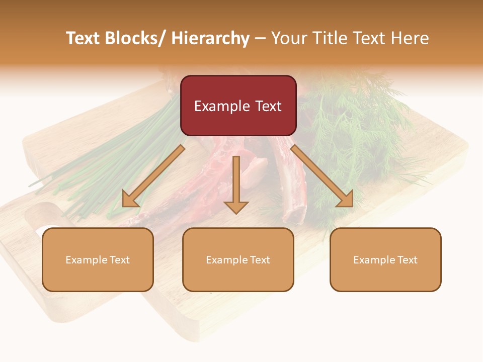 Cut Food Grocery PowerPoint Template