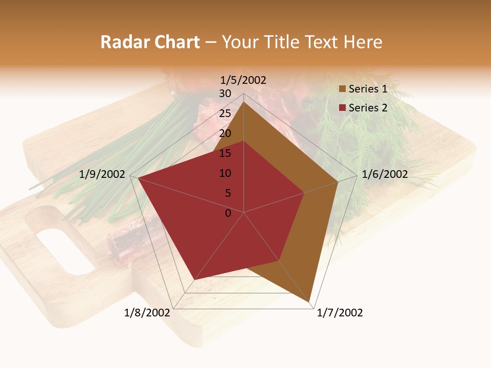Cut Food Grocery PowerPoint Template