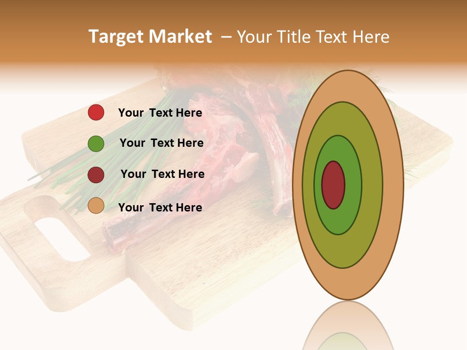 Cut Food Grocery PowerPoint Template