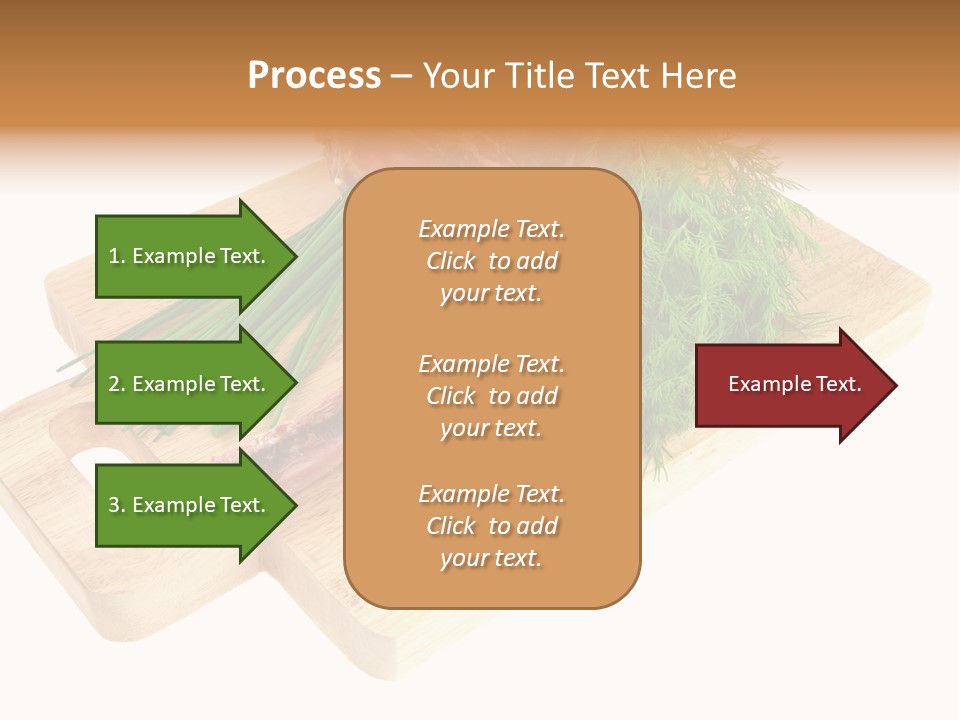 Cut Food Grocery PowerPoint Template