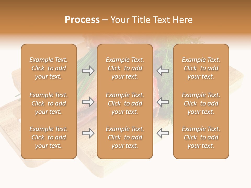Cut Food Grocery PowerPoint Template
